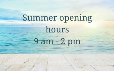 Summer opening hours