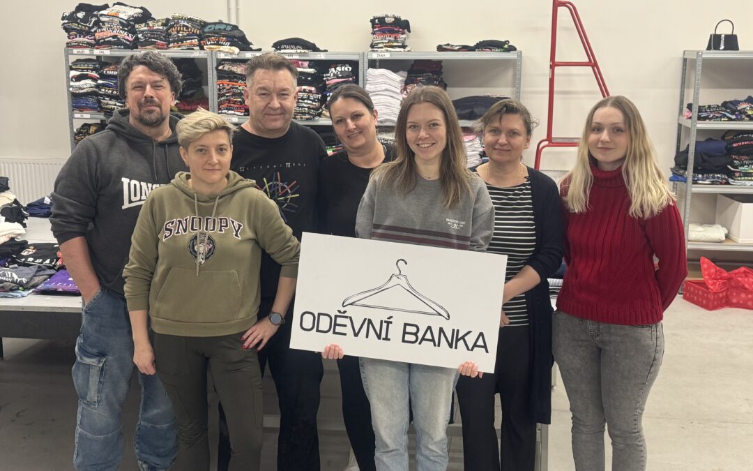 IKEA volunteers at our Clothing Bank